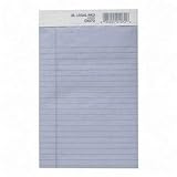 Colored Pad, Jr. Legal Rule, 50 Sheets, 5"x8", 12/DZ, Orchid (SPR01072DTOP).