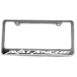 Avalanche License Frame by Chevrolet