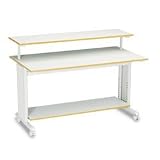Adjustable Height Workstation- Gray