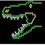 Lite Brite Refill: Dinosaurs (SQUARE)
