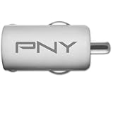 PNY P-P-DC-UF-W01-GE 12 Volt 2.1 Amp Rapid USB Car Charger - White