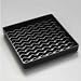 Carlisle 1102603 Black 6-Inch NeWave Square Drip Tray (Case of 12)