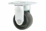 Faultless Rigid Plate Caster 4 Polyolefin Wheel