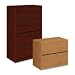 HON 10500 Series Four-Drawer Lateral File, 36w x20d x 59-1/8h, Mahogany