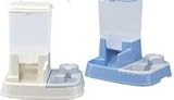 【給餌と給水がひとつになったペット用の食器です。】ペット用自動給餌器JQ-350アイボリー