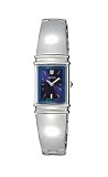 Seiko Stainless Steel Dress Bracelet Blue Dial Women's Watch #SUJG09