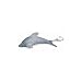 Set of Two (2) Dolphin LED keychains with squeek sound