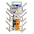 Plasplugs Double Hook x6 for Hollow Doors & Partitions Including Drill bit