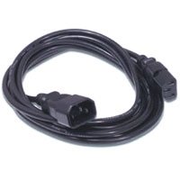 Cables To Go 03120 18 AWG Computer Power Cord Extension IEC320C13 to IEC320C14, 3 Feet/0.91 Meters (Black)