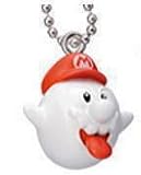Super Mario Galaxy 2 Gashapon  1.5" Keychains - Boo (Ghost) MarioIMAGE