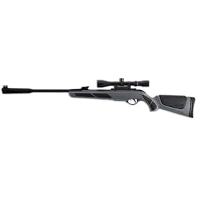 GAMO Whisper Deluxe Air Rifle with 3-9X40 Scope, Mounts and PBA Ammunition (.177 Caliber)