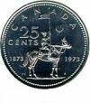 1973 Quarter Commemorating the 100th Anniversary of the Royal Canadian Mounted Police RCMP