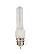 Higuchi JD7007F - JD Type 75 Watt Halogen Light Bulb - E11 Base (Mini Candelabra) - 130 Volt - Frosted