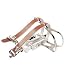 PEDAL VP 365T W/DOUBLE LEATHER TOECLIPS CHROME