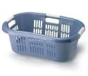 Newell Rubbermaid Home Laundry Basket Hip Blue 299787AQUAM