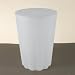 Authentics STOOL Sitztonne/Wäschetonne grau-weiss