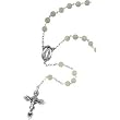 Sterling Silver Mint Green Jade Rosary
