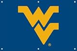 West Virginia Mountaineers Indoor/Outdoor Fan Banner 3 ft x 2 ft NCAA College Athletics Fan Shop Sports Team Merchandise