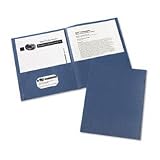 Avery Two-Pocket Dark Blue Folders 25 Pack (47985)