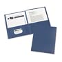 Avery Two-Pocket Dark Blue Folders 25 Pack (47985)