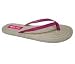 Corona Braided Sole Ladies Flip Flop Sequin Strap Sandals