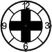 Giant 47.5 Inch Diameter Hand-crafted Tower Wall Clock (Arabic Quad Numerals, Thick C...