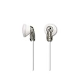 SONY Ultra-Lightweight Earbud Headphones Gray Neodymium Magnets & 15mm Drivers Ultra-Lightweight
