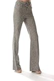 IMAGE OF Rebecca Taylor Herringbone Pant with Flower Belt