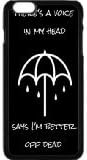 Fashion Festival Gifts Sports M-03 Music Band Bring Me the Horizon Black Print With Hard Shell Case for iPhone 6/6s Plus 5.5"