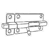 2IN STEEL BARRELBOLT ZINC