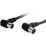 Produkt-Bild: Wentronic Koaxkabel Koaxkabel BNC / Stecker - BNC / Buchse 2 fachschirm 5.0 m schwarz 2 x abgewinkelt