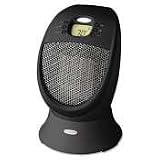 Honeywell® SureSet 1500W Digital Oscillating Ceramic Heater, 9-5/8 x 9-7/8d x 14-1/8, Black