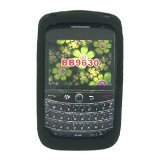 Black Silicone Skin Case for Blackberry Tour /Niagara 9630/9030 (Verizon)