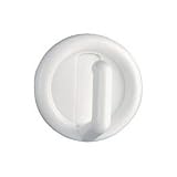 Round Hooks Self-Adhesive (4 Pack) White