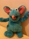 Tutter the mouse from Bear in the Big Blue House, soft plush toy