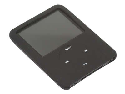 IPOD NANO 3rd GENERATION NANO BLACK SILICONE CASE