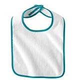 Rabbit Skins - Infant Snap Bib, Turquoise