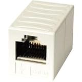 Teleg&auml;rtner Adapter RJ45-RJ45 Adapter RJ45/Buchse - RJ45/Buchse geschirmt Kat6e alpinweiss