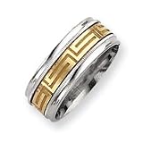 Sterling Silver & Vermeil Inner Channel Spinning Band
