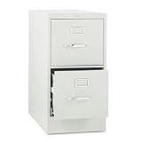 HON H320 Series Two-Drawer, Full-Suspension File, Letter, 26-1/2d, Light Gray