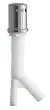 KOHLER K-9110-G Air Gap Body with Cover, Brushed Chrome