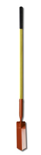 Nupla TS-V5 Trenching Shovel with 14 Guage V-Type Blade and Butt Grip, 48" Classic Handle, 5" Blade Size