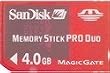 SanDisk SDMSG-4096-A11 4GB Memory Stick PRO Duo for PSP Gaming