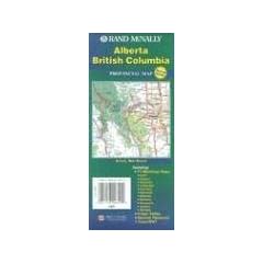 Rand McNally Regional Map British Columbia / Alberta