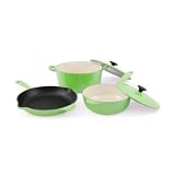 Le Creuset Enameled Cast-Iron 6-3/4-Quart Wide French Oven, Kiwi
