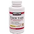 Kirkland Fiber Tabs - Helps Restore and Maintain Regularity & Relieve Constipation 360 Caplets (Compare with Fibercon)