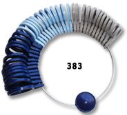 Ring Finger Gauge Hi Precision Swiss Half-Round 1-15 USA Standard Plus Euro