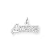 Arizona Diamondbacks 3/8in Pendant - Sterling Silver