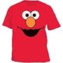 Sesame Street Elmo Face Red Tee T-Shirt