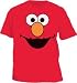 Sesame Street Elmo Face Red Tee T-Shirt